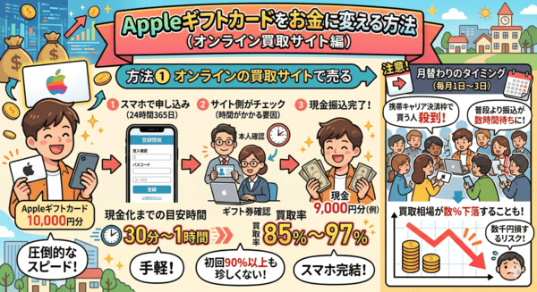 オンラインの買取サイトで売る