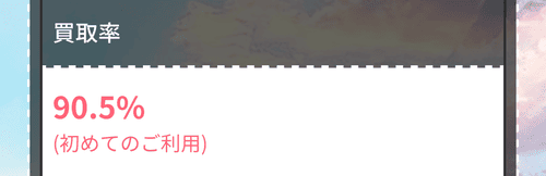 買取スカイハイ_通常買取率