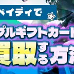 ペイディでアップルギフトカードを購入する方法！分割払いはできるのか